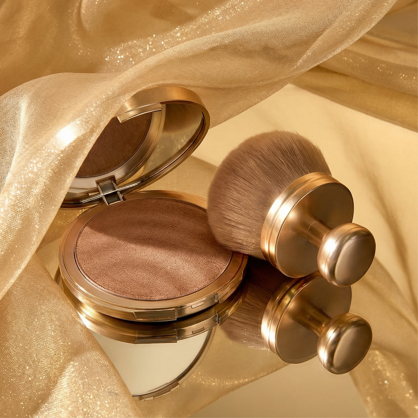 Sun Veil Illuminating Sunscreen SPF 30 + Kabuki Brush